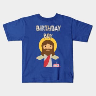 birthday boy jesus christ christmas Kids T-Shirt